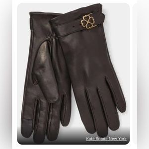 Kate Spade Flower Buckle Tech Gloves